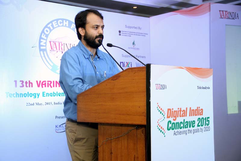 Mr. Ashish Khetan, Vice Chairman-Delhi Dialogue Commission during his speech